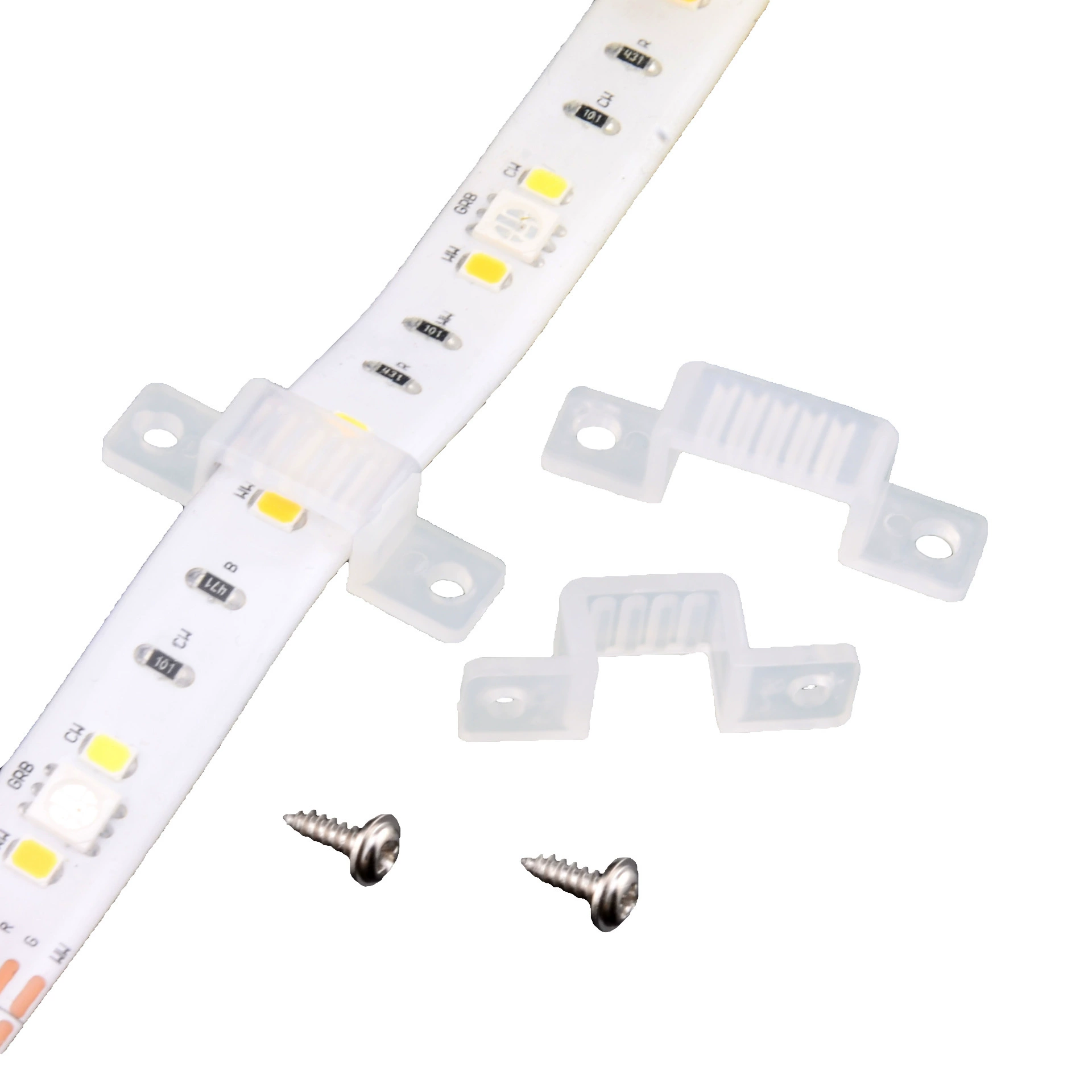 прямые продажи светодиодная лента LED3528/5050/5730 фиксированная защелка мост-тип пластиковая прозрачная фиксированная проводная карта