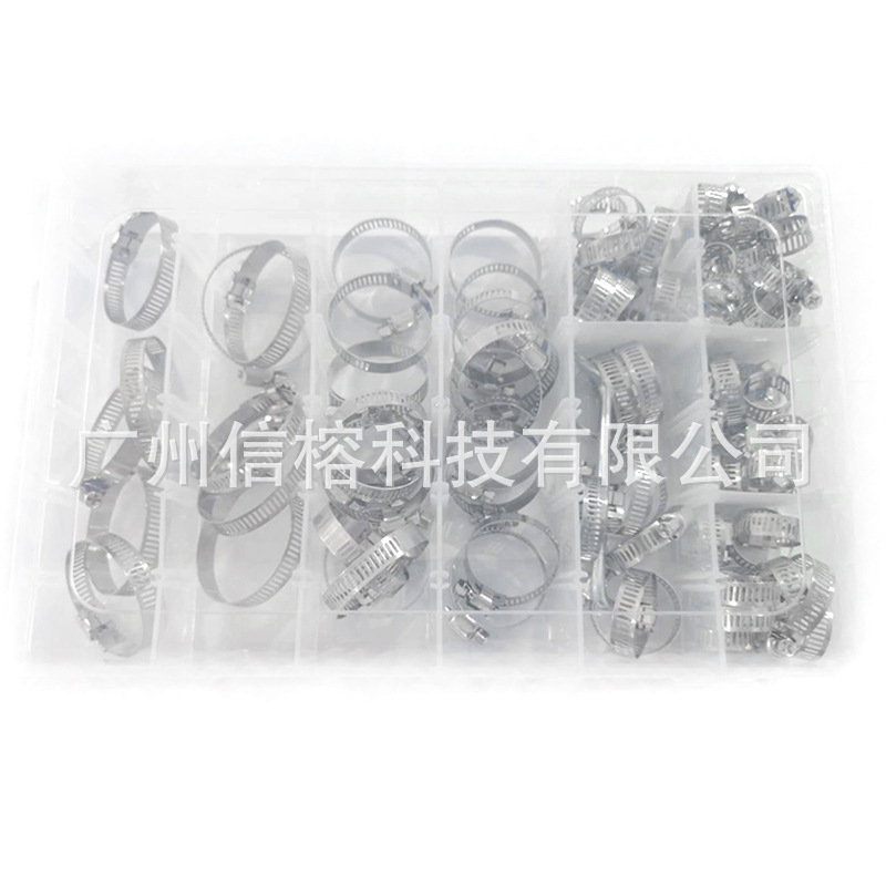 Kit de Abrazaderas de Acero Inoxidable 90 Piezas