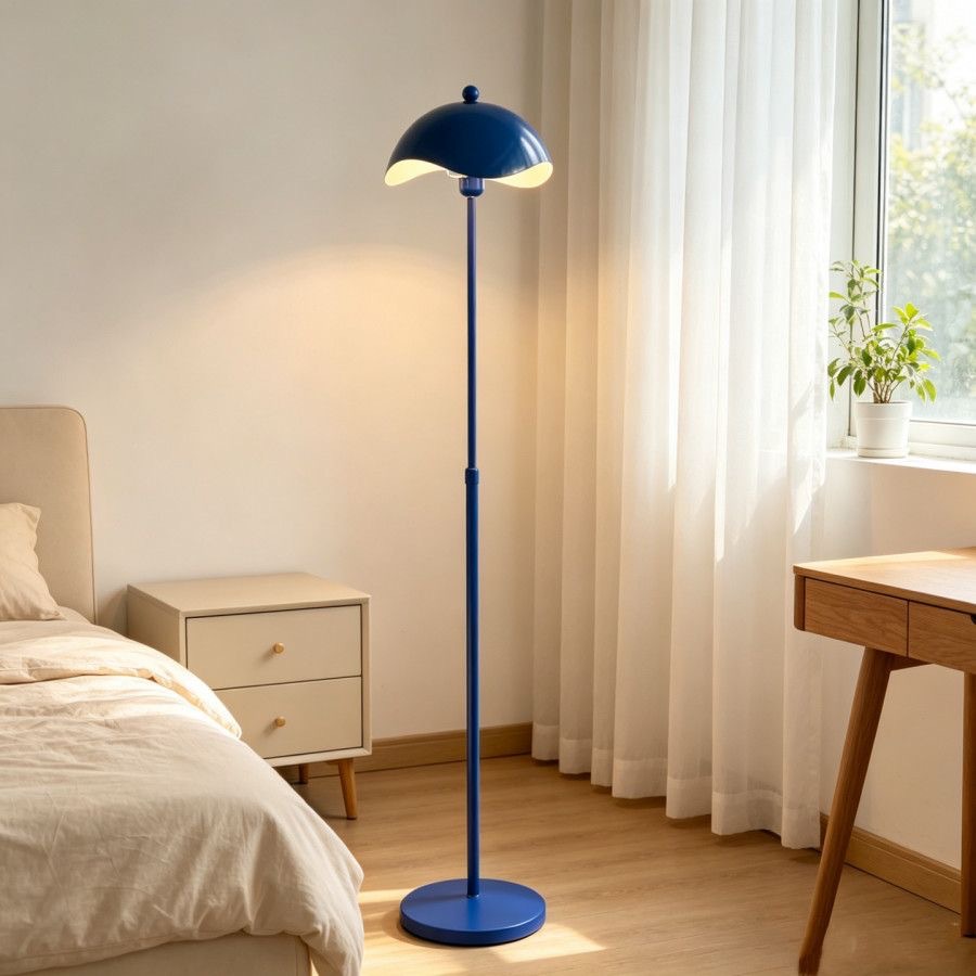 Lámpara de Pie Moderna de Hierro Luz LED Decorativa para Sala de Estar y Dormitorio