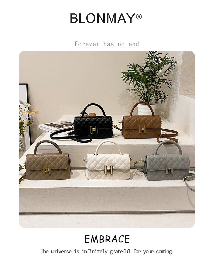 Borsa rombica di nuovo stile 2023 piccola borsa profumata stile nuova borsa a tracolla di moda design senso borsa tutto-fiammifero_voghion.com