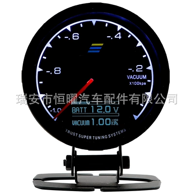 Voltage, Vacuum, and Exhaust Temperature — automobile instrument - vacuum