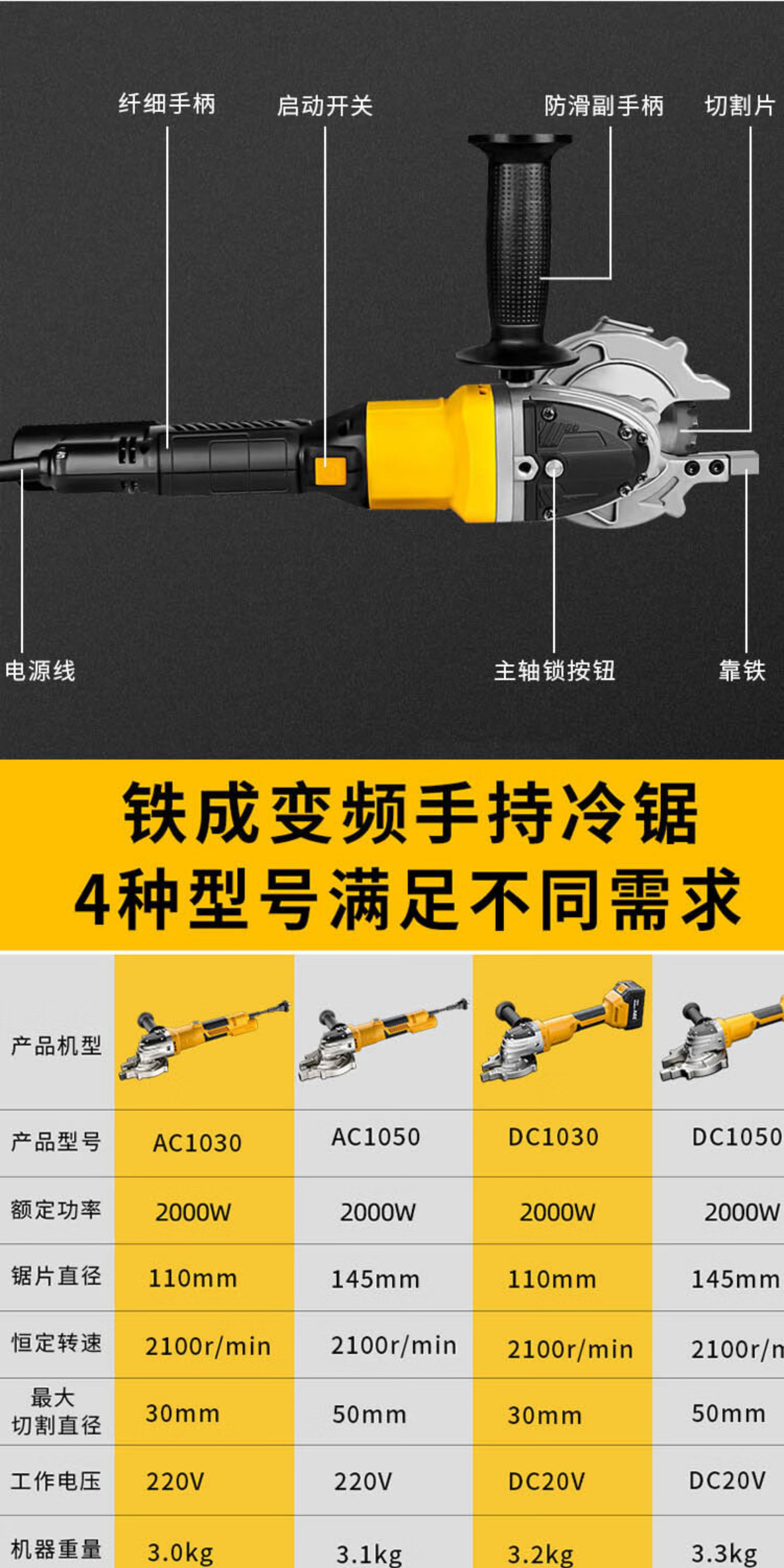铁成手持冷切锯螺纹钢筋无刷切割机脚手架剪断钳液压钢筋切断机-阿里巴巴