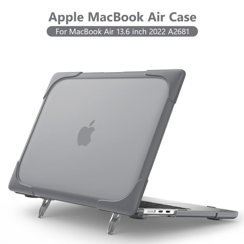 Applicable to Macbook Air 13.6 laptop protective case A2681 cooling pc bracket drop-resistant shell