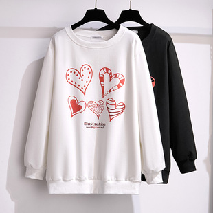 200/350 plus size extra large size plus size loose Autumn Sweater chest circumference/150/160-6681