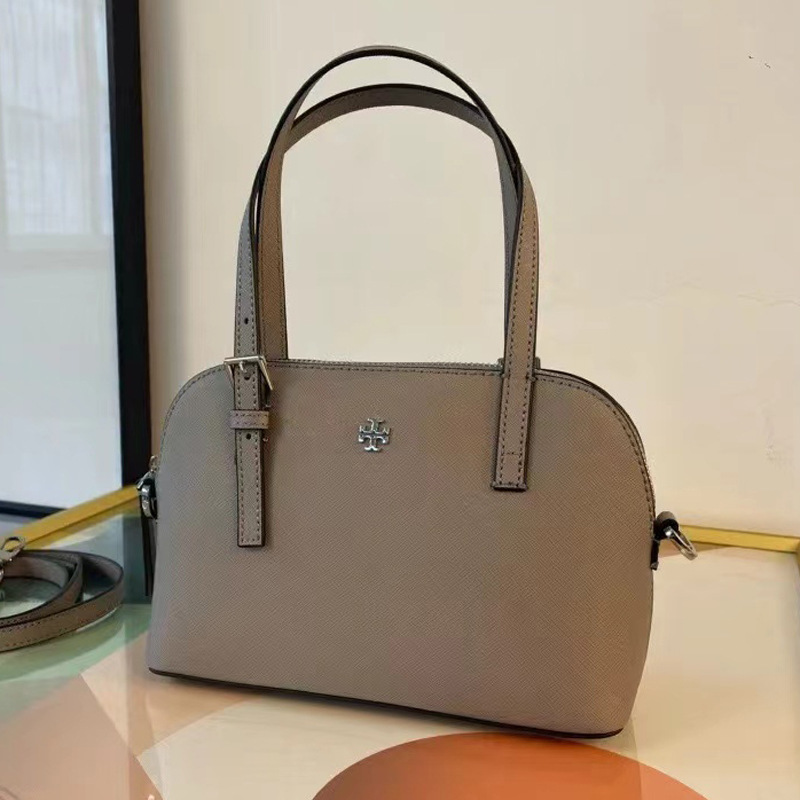 Tortyburch 新しいクラシックレトロシェルバッグファッショナブルで多用途な老眼フルプリントシングルショルダーポータブルクロスボディレディースバッグ|undefined