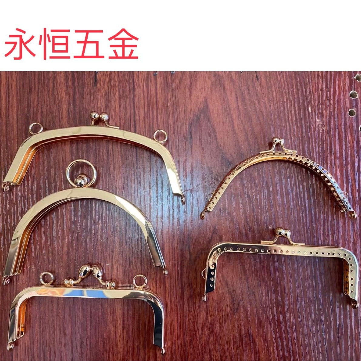 Venta directa de fábrica de gama alta boca oro boutique cartera con marco de clip bolso de noche de las mujeres hebilla bolso clip