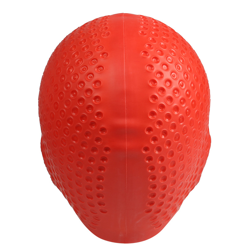 Gorro de natación de silicona bolsa grande para adultos cuidado del cabello del oído gorra de natación impermeable impresión Logo unisex ventas directas de la fábrica