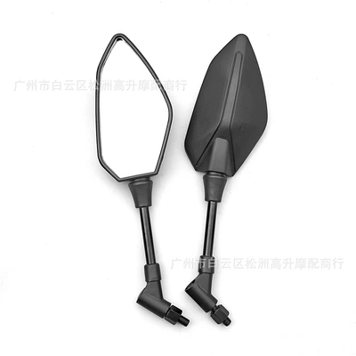 Cross-Border Applicable for Cfmoto Motorcycles, New Models Meeting National Emission Standards 4, Nk150 250 400 650Nk Mt Rearview Mirrors (Motorcycle rearview mirror) - black-left-and-right-pair