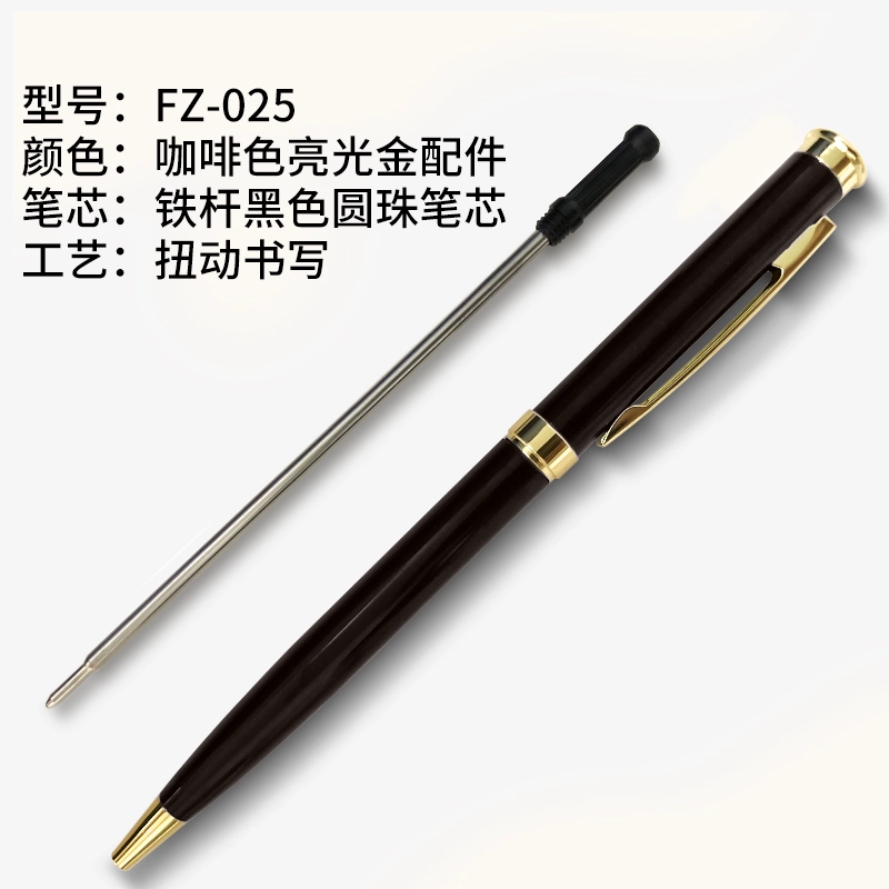 Ballpoint pen, metal rollerball pen for hotel, J8