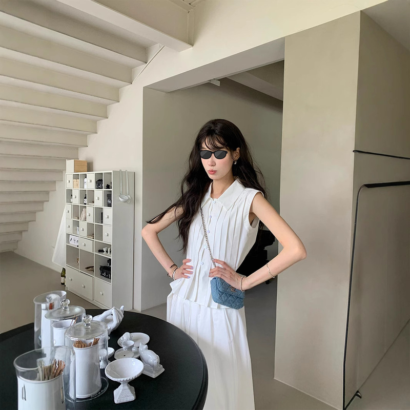 SourceWithU Baggina Girl with Cotton Organ Pleated White Short Sleeve Shirt Elegant Skirt suit SourceWithU Baggina Girl with Cotton Organ Pleated White Short Sleeve Shirt Elegant Skirt suit