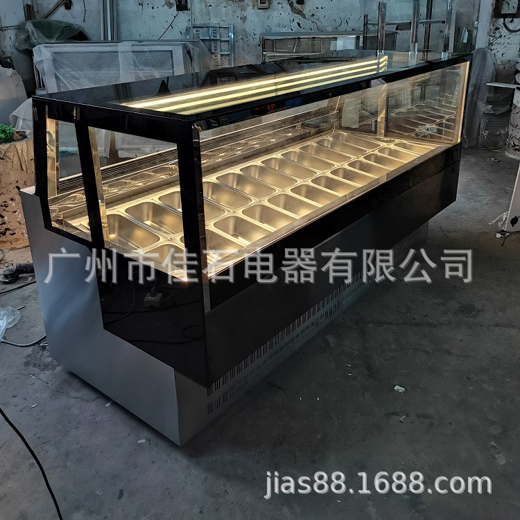 新款 22盘哈根达斯雪糕柜 110V gelato display 冰淇淋展示柜厂家