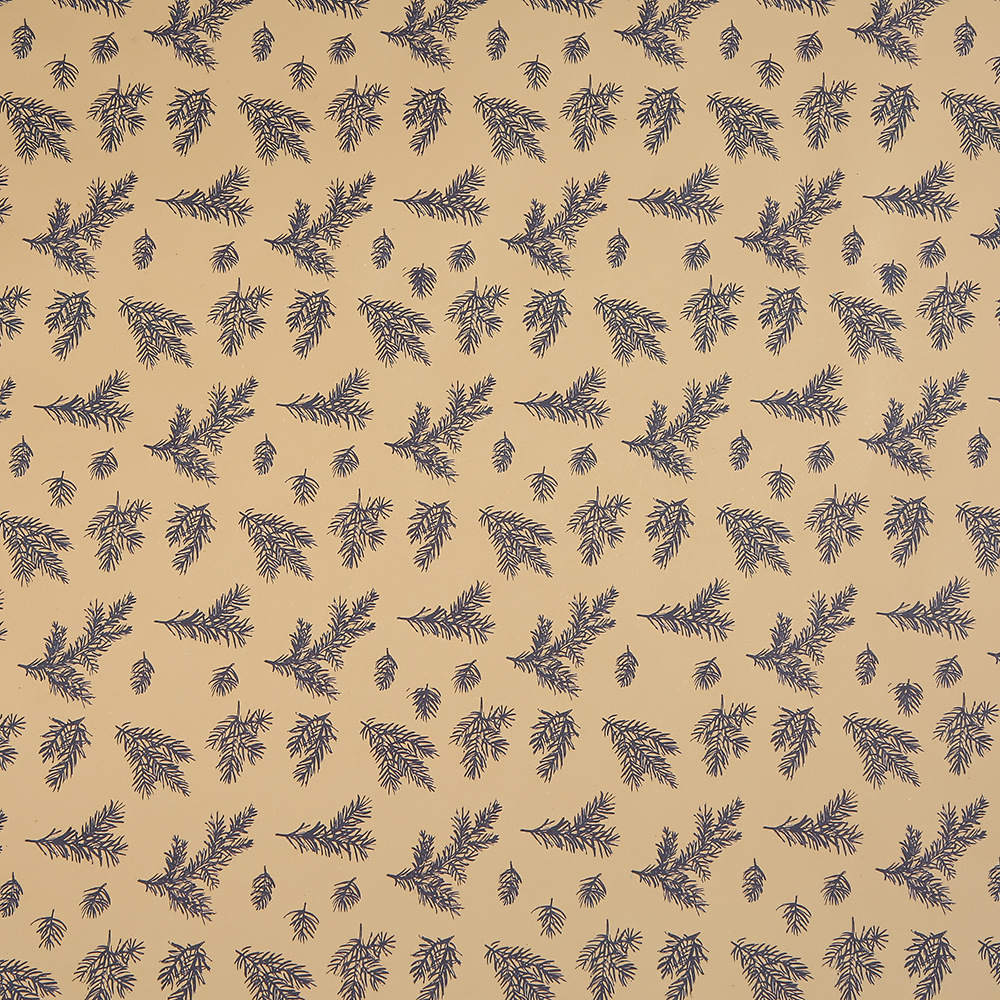Nuevo papel de embalaje kraft de Navidad retro, papel de embalaje de regalo de nieve de alce, papel de embalaje de Nochebuena