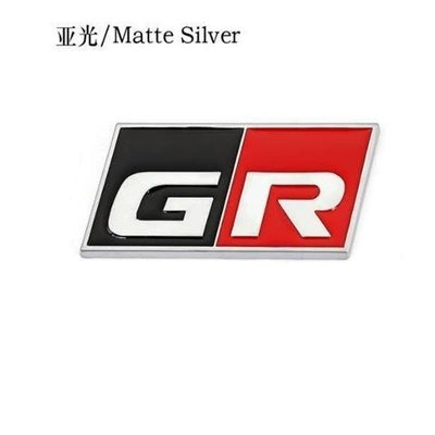 Grmn Car Sticker Grsport Body sticker - gr-mark-matte-silver
