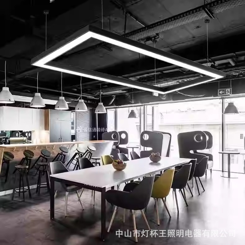 Lámpara de billar Lámpara especial de billar Lámpara LED sin sombra nueva lámpara de lámpara cuadrada iluminación de la sala de baile