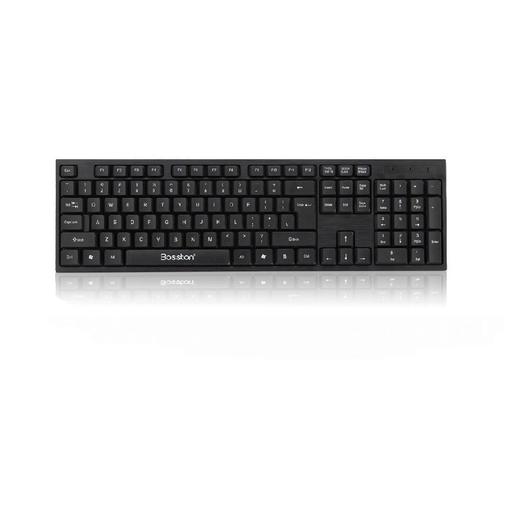 Desktop computer office 104 key standard English keyboard USB interface wired keyboard K830 factory wholesale