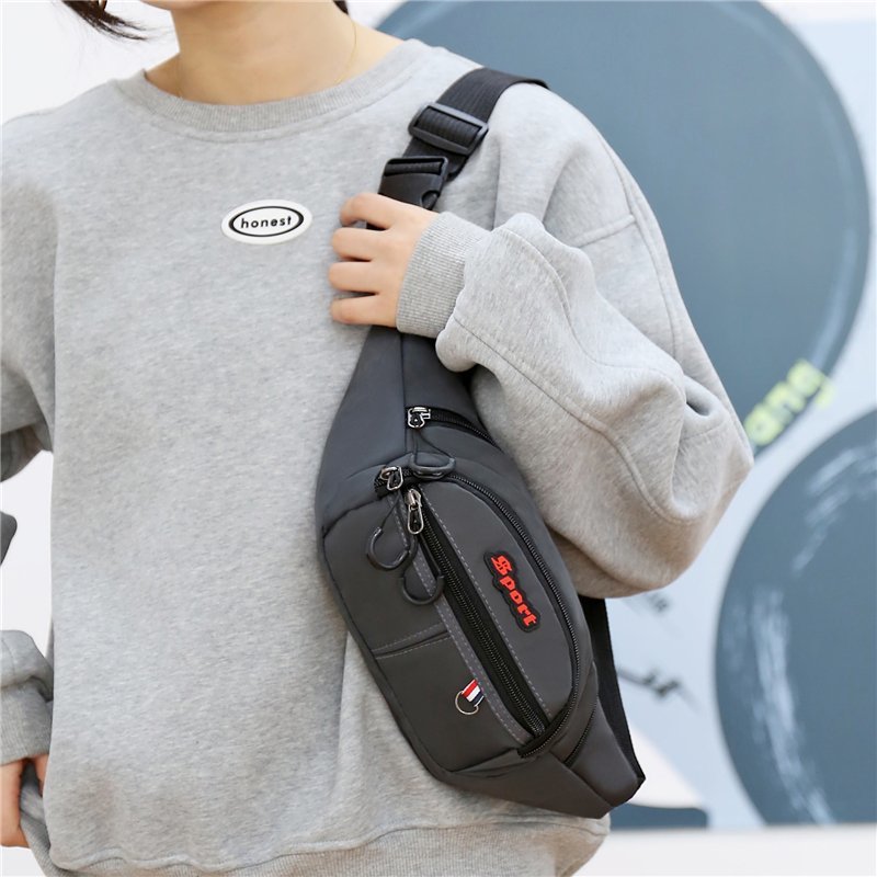 2022 nuevo bolso de hombro casual deportes al aire libre teléfono móvil bolso de la cintura de las mujeres portátil simple hombres y mujeres del mismo estilo bolsa de mensajero