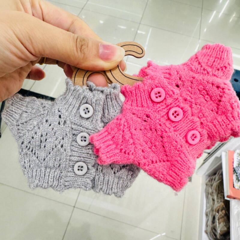 仅衣服一二代三代钥匙扣Labubu衣服挂件拉布布扣子气质毛衣开衫|undefined