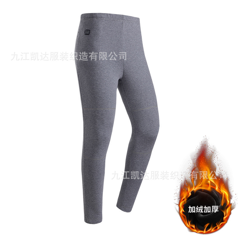 Selección estricta de calentamiento transfronterizo ropa interior caliente doble conector USB carga inteligente temperatura constante hombre y mujer conjunto de calentamiento