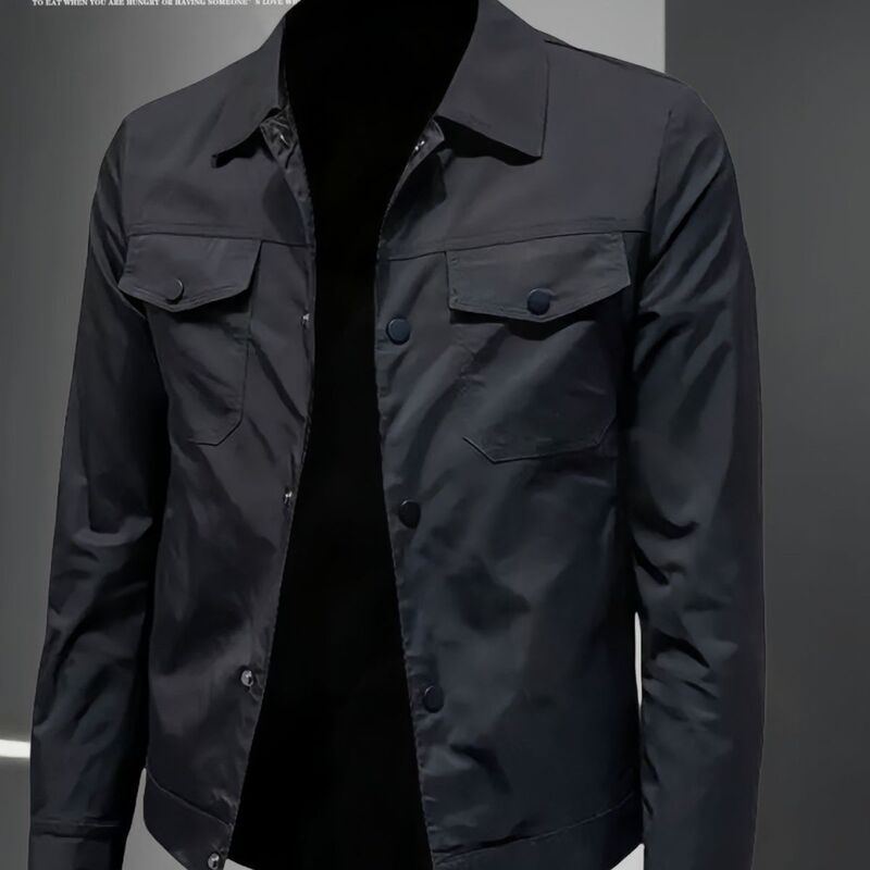 New 2025 Men's Jacket with a Trendy Slim-Fit Korean Style, Stylish Casual Jacket, Simple Versatile Ins Top