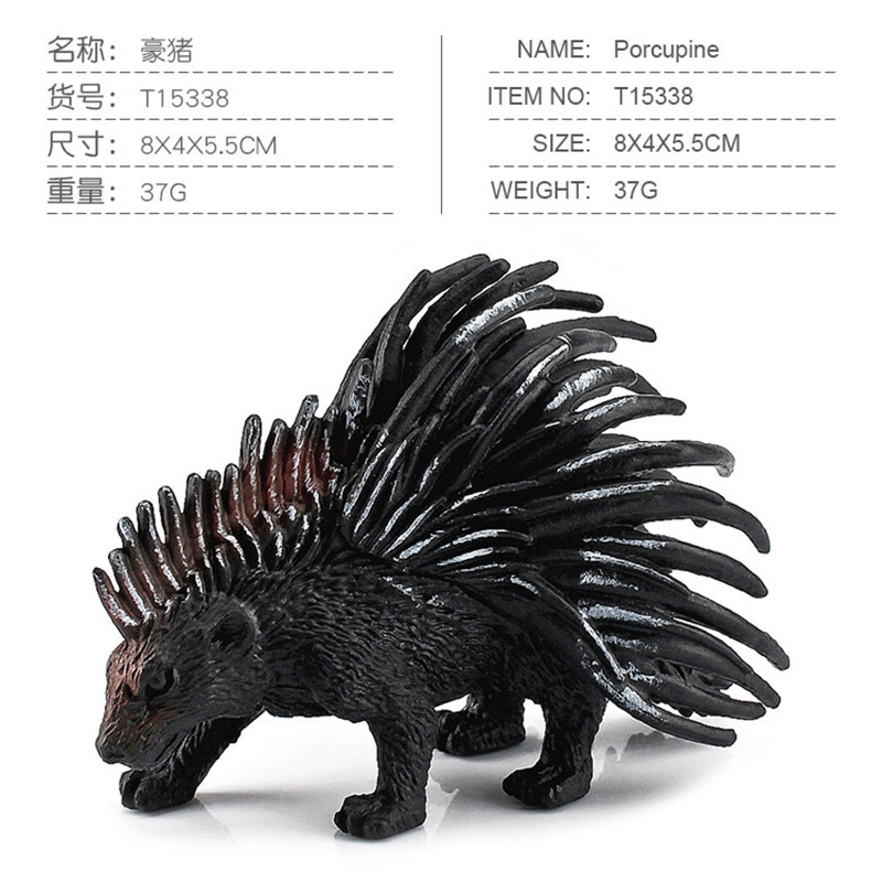 Modelo animal de aves de corral de simulación cognitiva transfronteriza Amazon para niños cerdo negro cerdo granja cerdo decoración juguete de escritorio