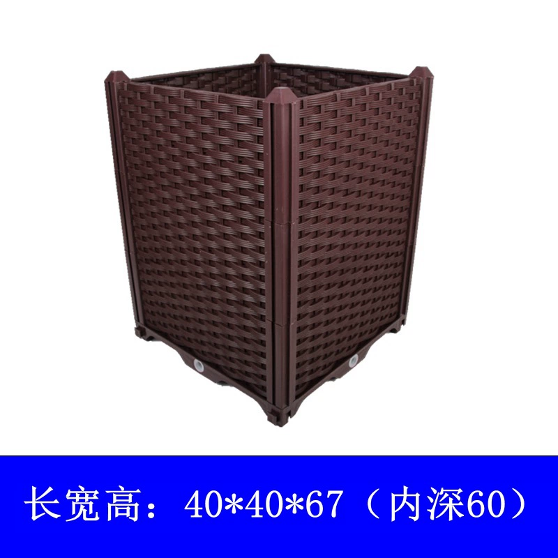 67 см балконный ящик для посадки, бытовой пластиковый цветочный горшок, крышный горшок для овощей, прямоугольный ящик для посадки овощей, новый стиль