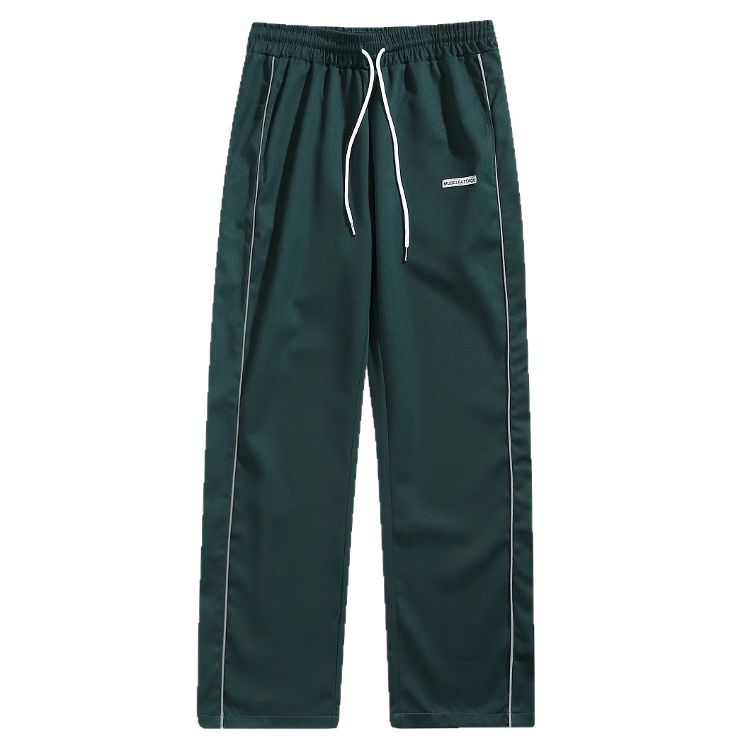 Nuevo transfronterizo europeo y americano TK hombre nuevo pantalones de tejido de alta tendencia europea y americana pantalones casuales retrógrados para hombre