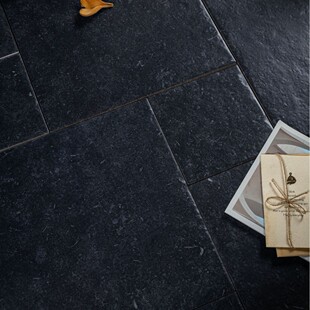 Black French Castle Brick Lime Stone Tiles B&B Guest Restaurant Sub-Mother Imitation Antique Floor Tiles All-Ceramic Pastoral Tiles