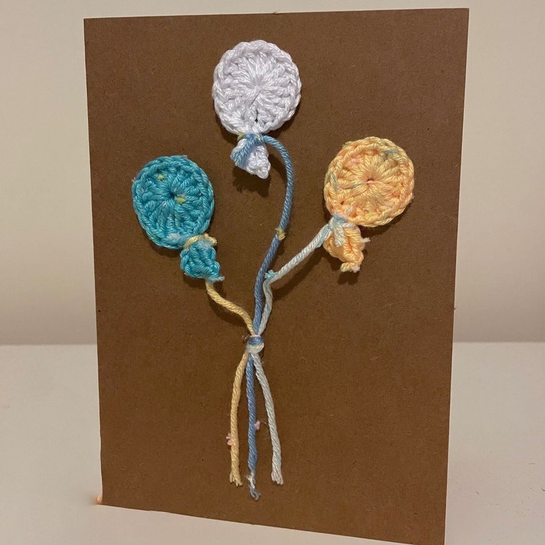 [재료 패키지] 크래프트 종이 풍선 인사말 카드