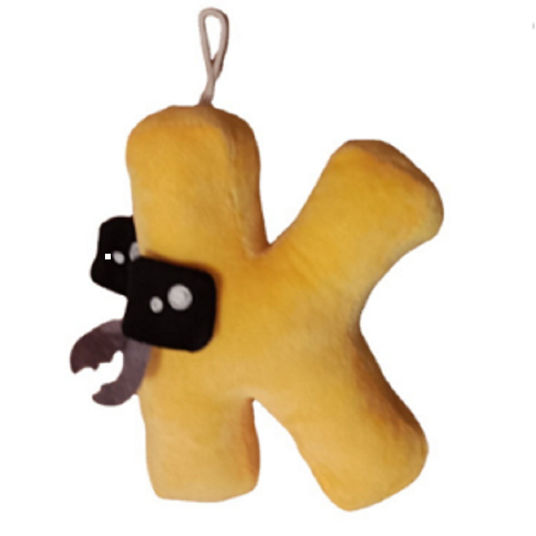 26 letras leyenda alfabeto Lore letra monstruo muñeca de peluche niños iluminación educación Juguetes