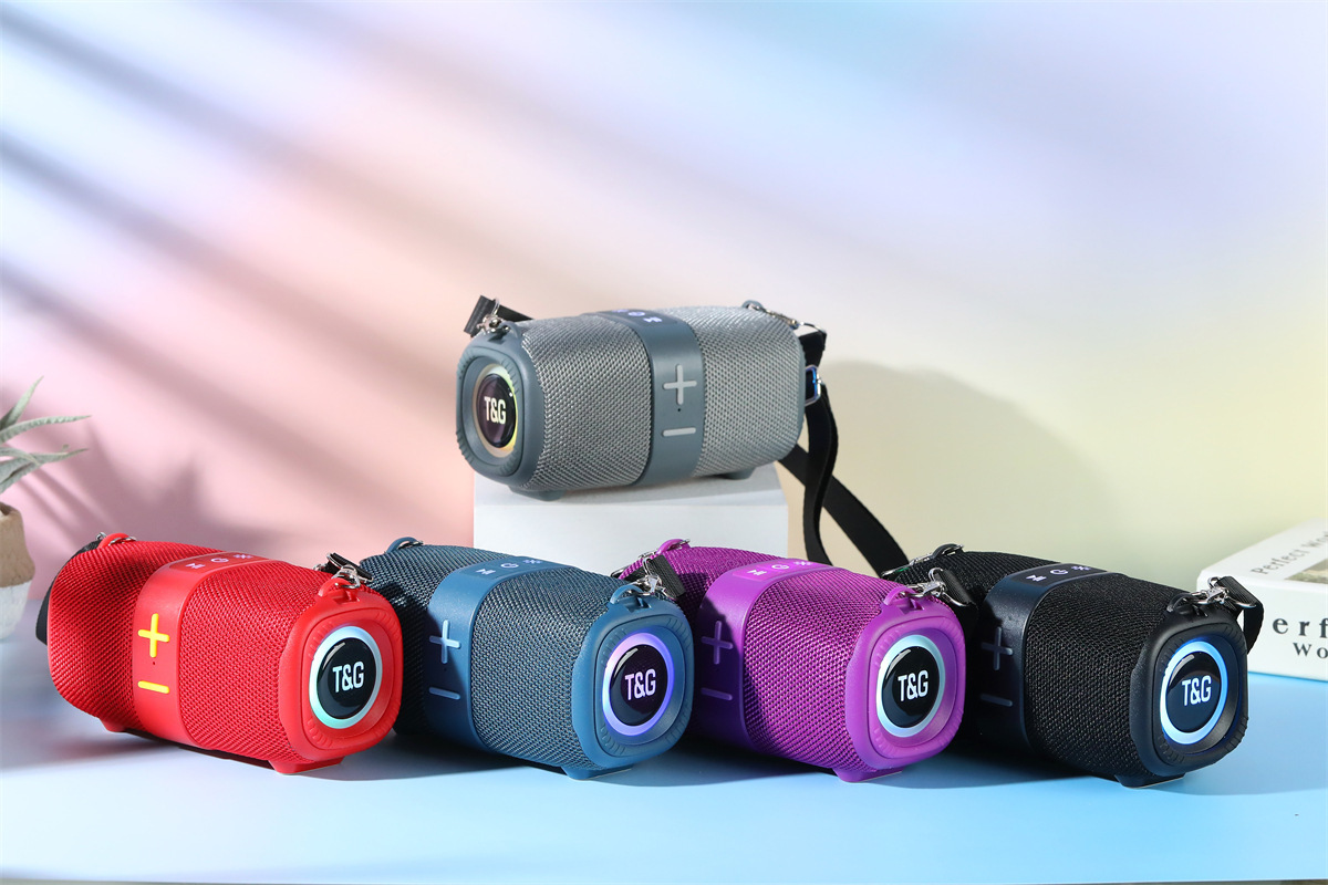 Draagbare bluetooth speaker met led verlichting en tws_voghion.com