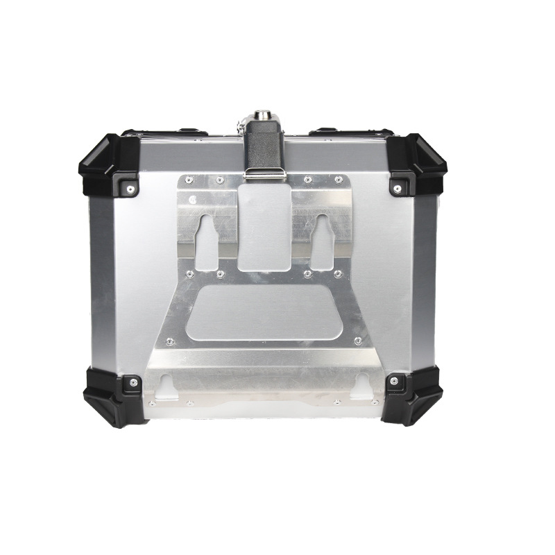 Caja de almacenamiento del maletero de motocicleta Caja de aleación de aluminio Caja trasera de locomotora Caja trasera de almacenamiento de gran capacidad de vehículo eléctrico