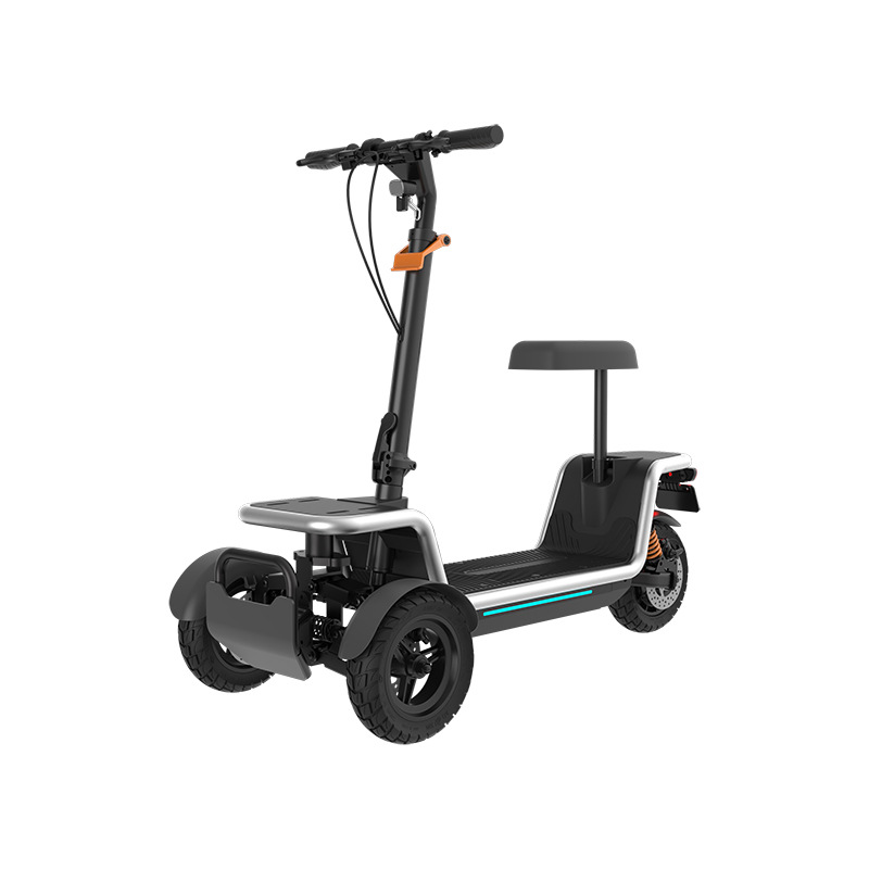 HX nuevo scooter eléctrico de acero al carbono de 3 ruedas S30 adulto larga duración de conducción scooter inteligente