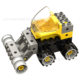 Large particle variable engineering electric motor programmable steering compatible with Lego 45002 engineering wheels