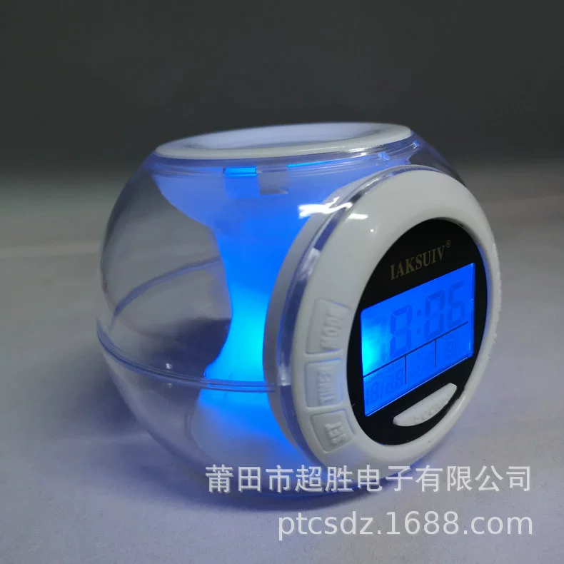 Поставщик LED звуковой управляемый часы домашние LED часы могут развивать радиочасовой LED будильник производители поставляют