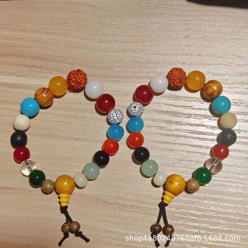 Xiaohongshu's Same Popular 18-Seed Buddha Bead Bracelet, Accessible Luxury and Good-Looking Wholesale for Men and Women, the Same Style as Hangzhou Lingyin