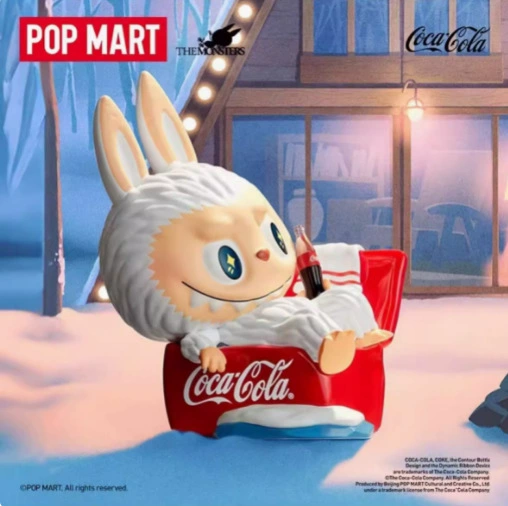 Поп-март LABUBU серия Coca-Cola, слепой бокс, модные игрушки и фигурки, украшение, подарок