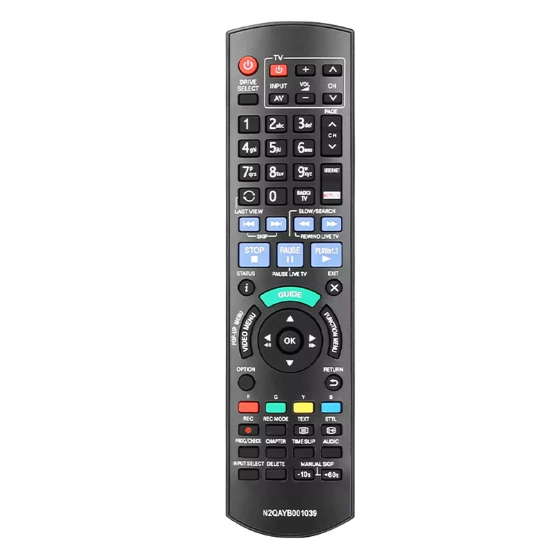 N2QAYB001039 — подходит для пульта Blu-ray/HD DVD/VCD-плеера Panasonic