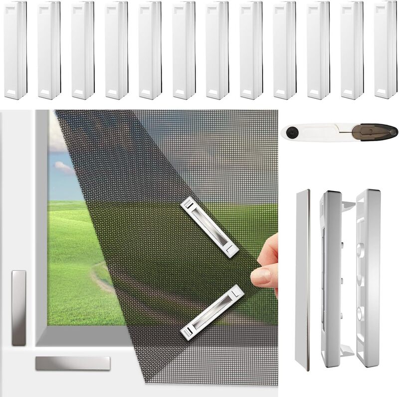 Cross-Border DIY Cut-To-Fit Magnetic Mosquito Net, New Style Mosquito Net, Anti-Mosquito, Highly Breathable Window Screen, No Drilling Required for Installation Cross-Border DIY Cut-To-Fit Magnetic Mosquito Net, New Style Mosquito Net, Anti-Mosquito, Highly Breathable Window Screen, No Drilling Required for Installation