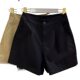 2025 Cotton khaki Suit Shorts Women's Casual Pants 2024 Summer Outer Wear Slimming Loose Wide Leg Pants A- shaped Hot