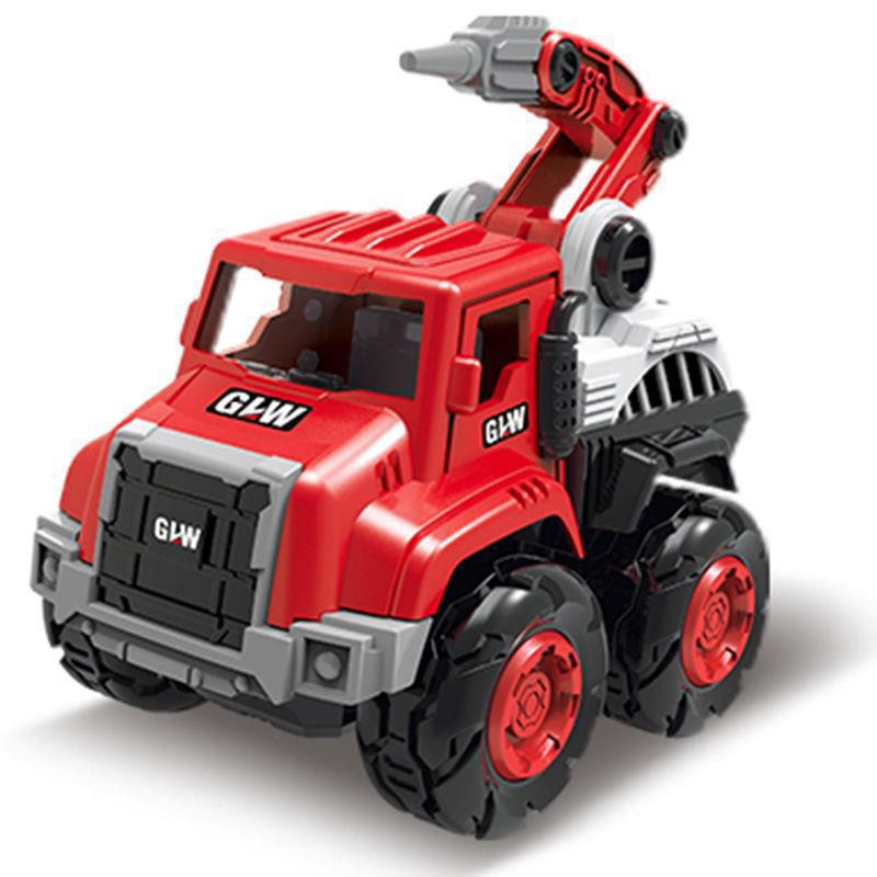 Juguetes de ingeniería de aleación transfronteriza para niños mezcladores resistentes a la caída para niños excavadoras modelo de inercia