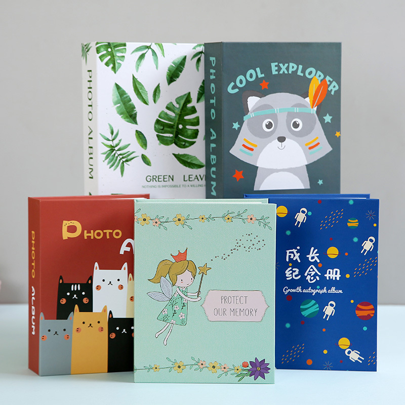 Photo album family edition insert type large capacity 6 inch children baby growth commemorative book kindergarten photo storage book Photo album family edition insert type large capacity 6 inch children baby growth commemorative book kindergarten photo storage book