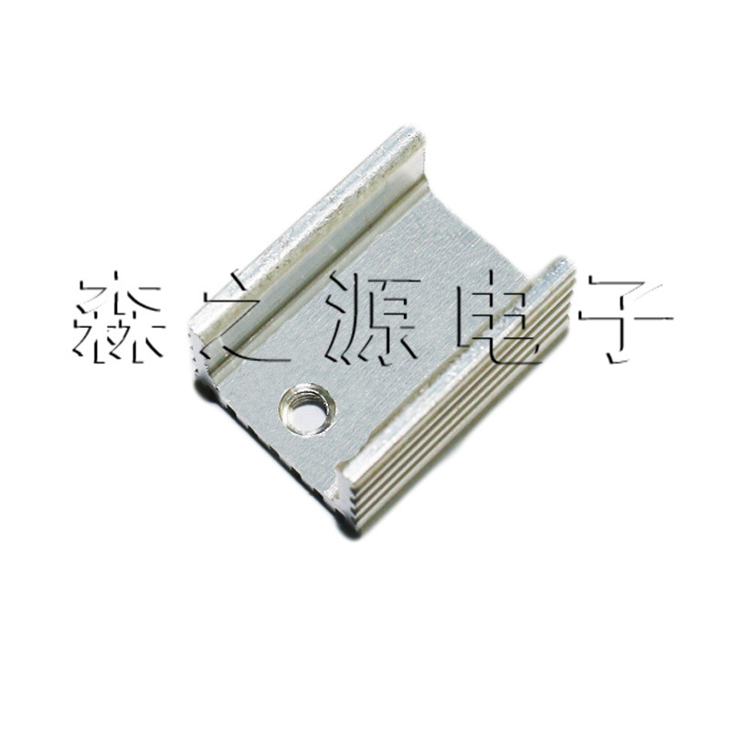 不带针| TO-220散热片 白色 20*15*10mm 三极管散热器