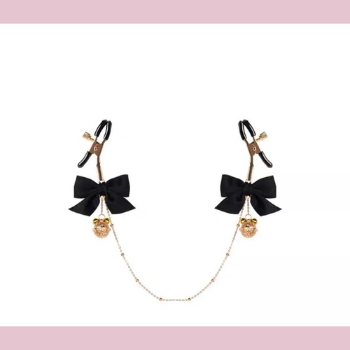 Bow bell, nipple clamp, female products, sm sex tool, flirting vagina clamp, punishment nipple, anal plug, nipple clamp