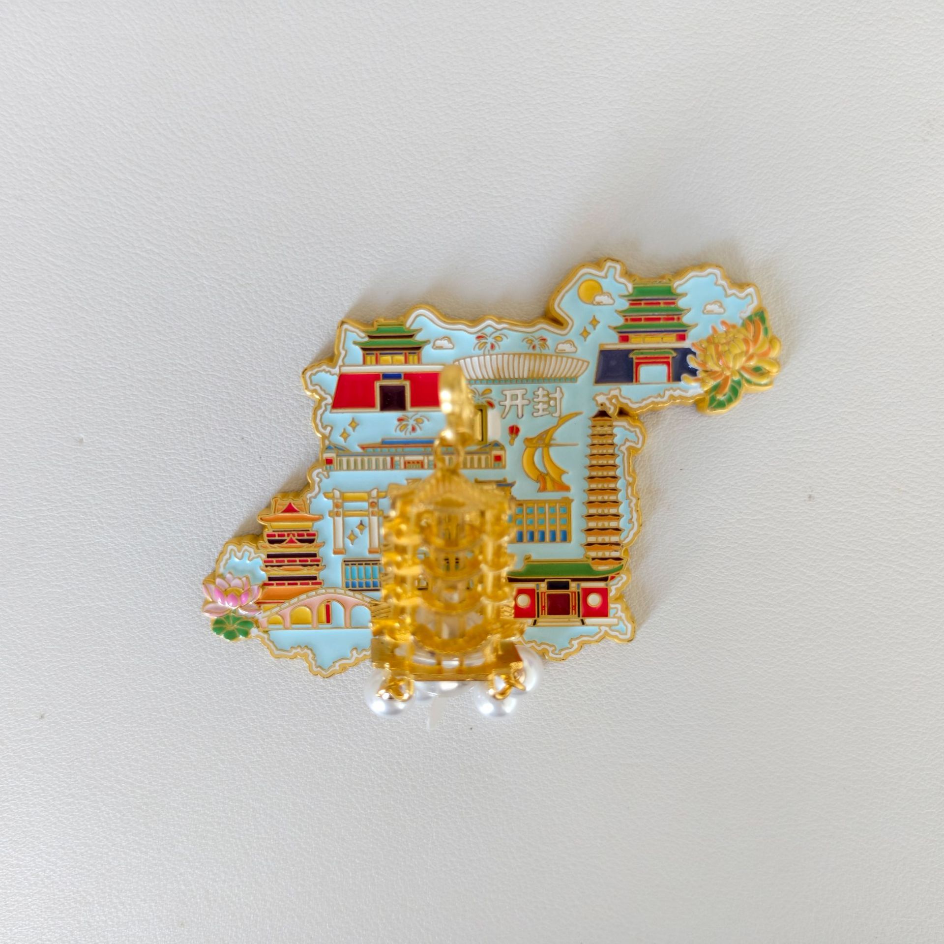 Original Kaifeng City Top selling Email Check in Moments Windmill Creative Cultural and Creative Tou