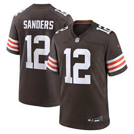 橄榄球Cleveland Browns Myles Garrett sanders布朗队刺绣球服