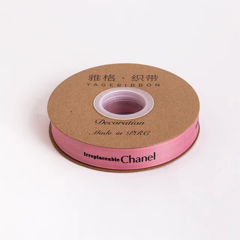 Xiaoxiangfeng 2.0cm cinta roscada en inglés 35 yardas flor regalo decoración con ramo cinta de embalaje pastel