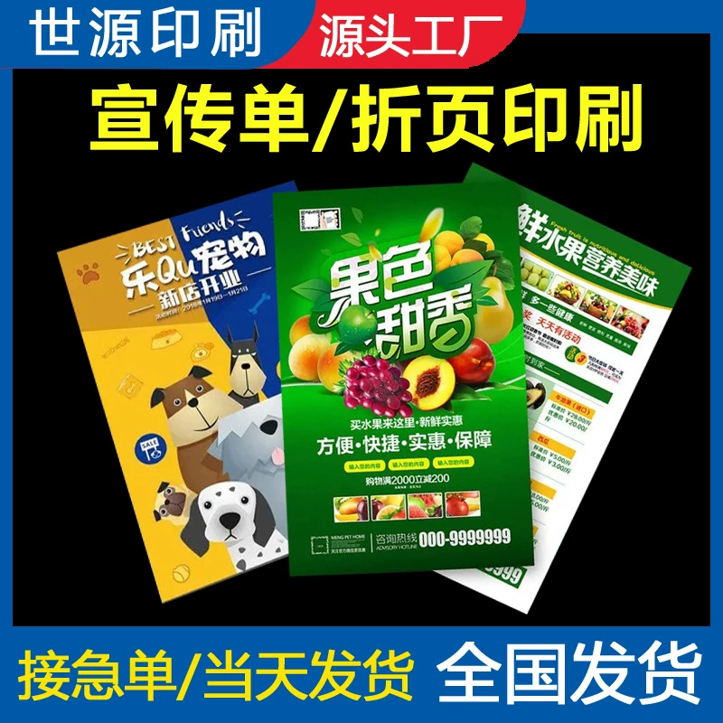 Делая черно-белый A4a5 двухсторонняя реклама цвет страницы одной страницы небольшой партии печать плакатов