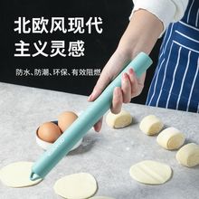 擀面杖硅胶食烘焙家用硅胶擀面杖防霉防滑擀饺子皮不沾面不变型