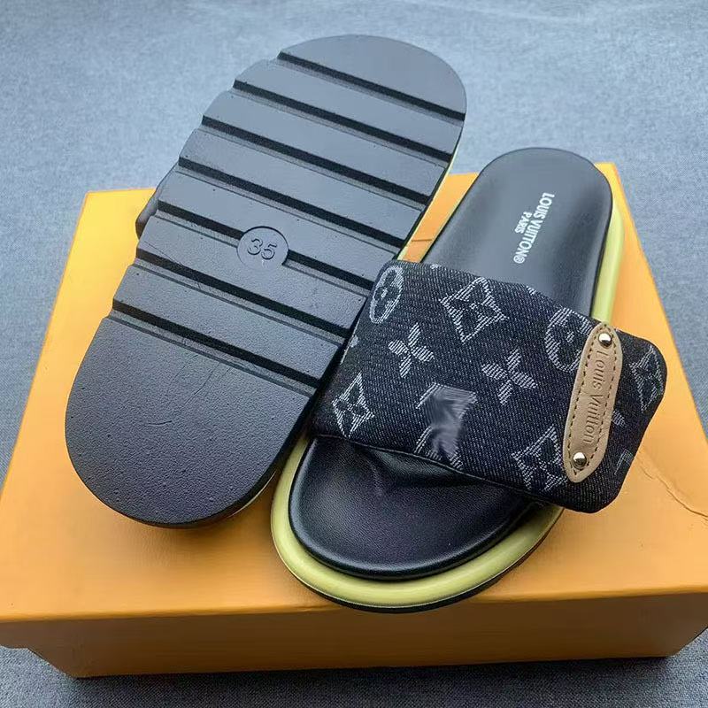 Zapatillas Velcro para mujeres de grosor en línea Zapatillas de muffin de moda para parejas