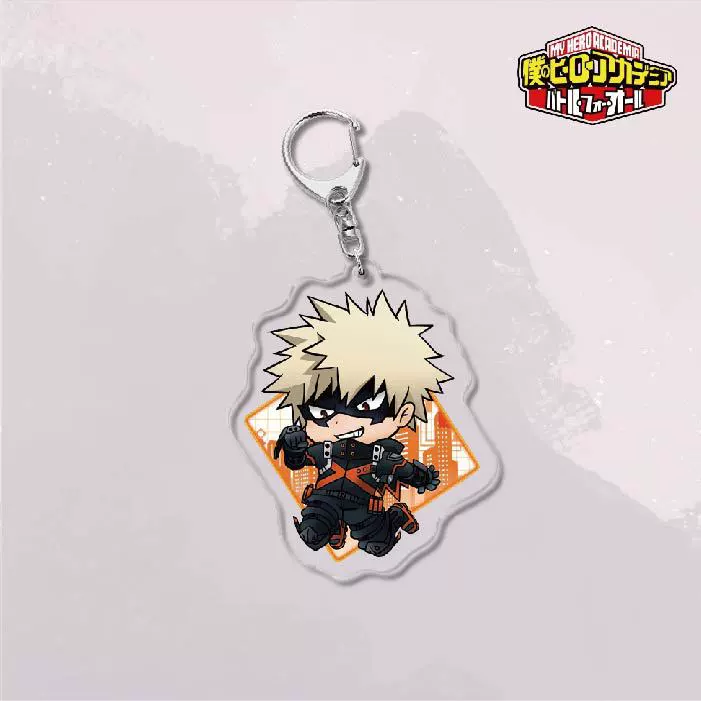 acrylic keychain, heroes, creative jewelry, Birthday gift